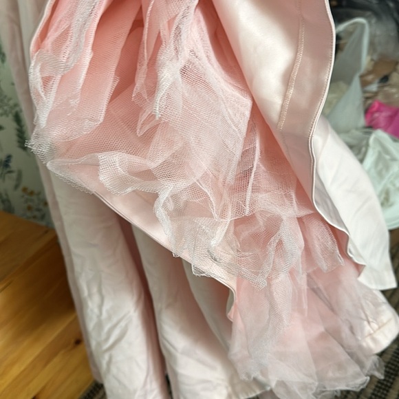 House of CB L D-DD 'Mademoiselle' Ballerina‎ Pink Satin Tulle Midi Dress NWOT - Picture 14 of 14